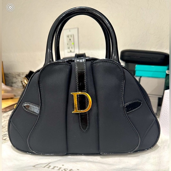 Dior Handbags - GALLIANO DOUBLE SADDLE BOWLING BAG LK NEW - FULL INCLUSIONS